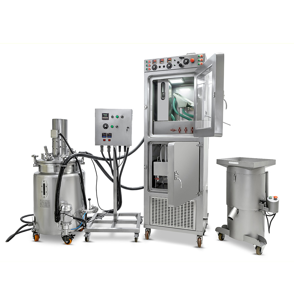 CBD oil Encapsulator for the production of CBD oil capsules, encapsulating CBD oil. Cbd products from oils, vaping pens, edibles, gummies and more.
